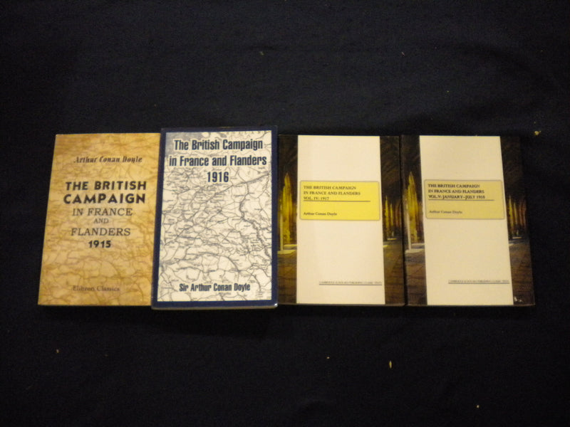 THE BRITISH CAMPAIGN IN FRANCE SOFTCOVER BOOKS - LOT OF 4 - A.C. DOYLE - KD 8055