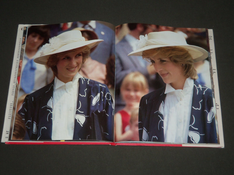 1983 CHARLES AND DIANA VISIIT CANADA BY TREVOR HALL HARDCOVER BOOK - I 759