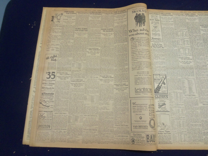 1923 APRIL 27 NEW YORK TIMES - DUKE OF YORK WEDS SIMPLE SCOTS MAID - NT 8349