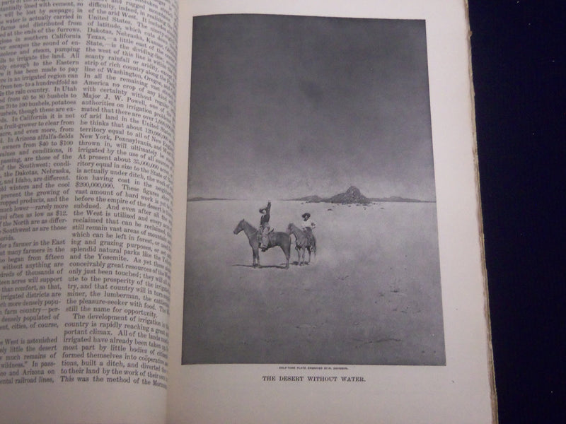1902 JULY THE CENTURY MAGAZINE - GREAT SOUTHWEST - MAXFIELD PARRISH - SP 2592