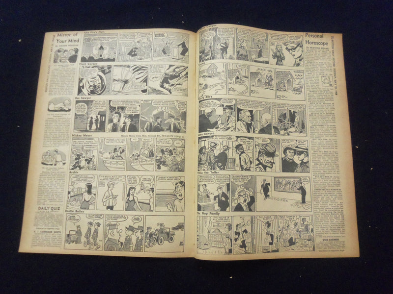 1958 JULY 22 BOSTON DAILY RECORD NEWSPAPER - CHALLENGE BY U.S. - NP 6362