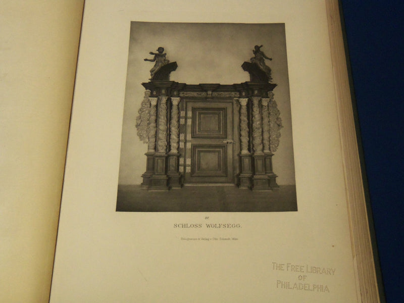 1896 ALTE ORIGINAL - MOEBEL VOLUME BY OTTO SCHMIDT - FURNITURE - PLATES - Z 198