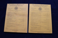 1975 THE AMERICAN MINERALOGIST JOURNAL - LOT OF 6 - COMPLETE YEAR - O 3380