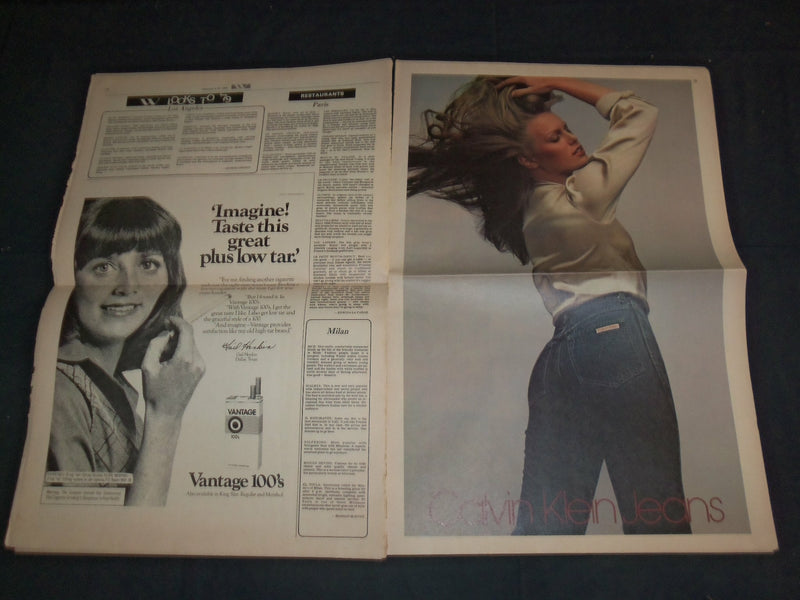 1979 JANUARY 5-12 W MAGAZINE - GREAT STORIES, PHOTOS & ADS - NP 3352
