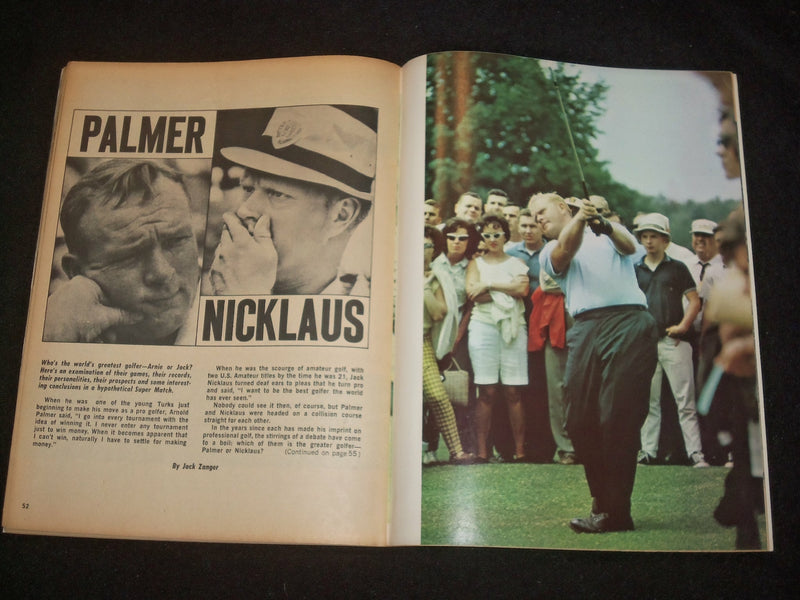 1967 JULY COMPLETE SPORTS MAGAZINE - ARNOLD PALMER COVER - GOLF ISSUE - ST 6347