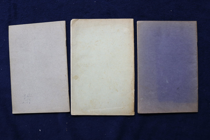 1908-1931 TOWN OF DURHAM, CONNECTICUT TOWN REPORTS-SOFTCOVER - LOT OF 3 - K 1530