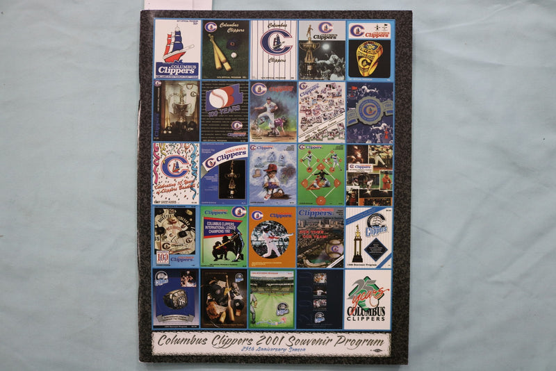 2001 COLUMBUS CLIPPERS SOUVENIR PROGRAM - K 3406