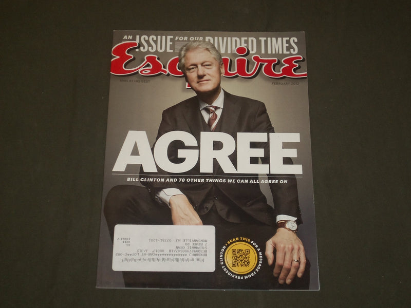2012 FEBRUARY ESQUIRE MAGAZINE - BILL CLINTON COVER - B 1978