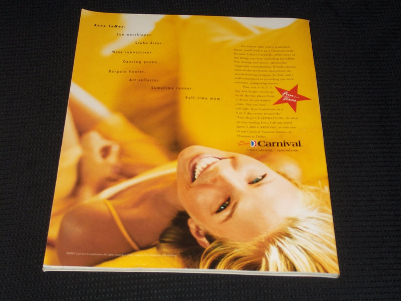 2001 JULY TEXAS MONTHLY MAGAZINE - LANCE ARMSTRONG FRONT COVER - E 7489