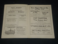 1924 SHUBERT PLAYBILL - PHILADELPHA - DONALD MEEK - J 5695