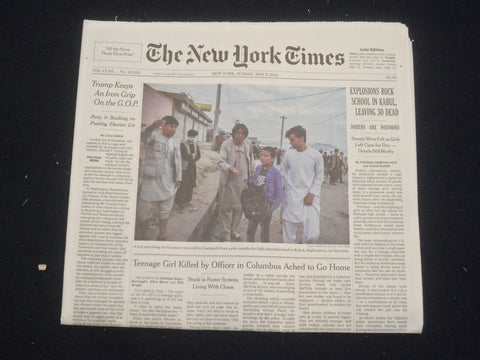2021 MAY 9 NEW YORK TIMES - TRUMP KEEPS AN IRON GRIP ON THE G.O.P.