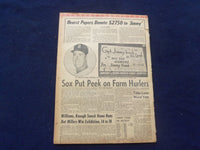 1958 JUNE 17 BOSTON RECORD AMERICAN NEWSPAPER- ADAMS TO BE HEARD TODAY - NP 6269
