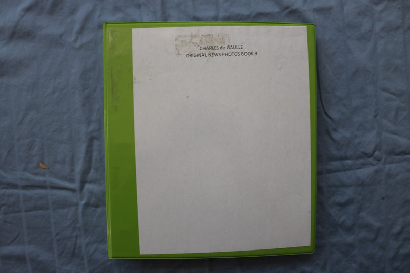 CHARLES DE GAULLE ORIGINAL NEWS PHOTOS BOOK #3 - 69 PHOTOS - #77