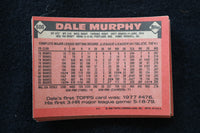 DALE MURPHY 1986 TOPPS BASEBALL CARDS - CARD #600 - NM-MT - LOT OF 21 - #216