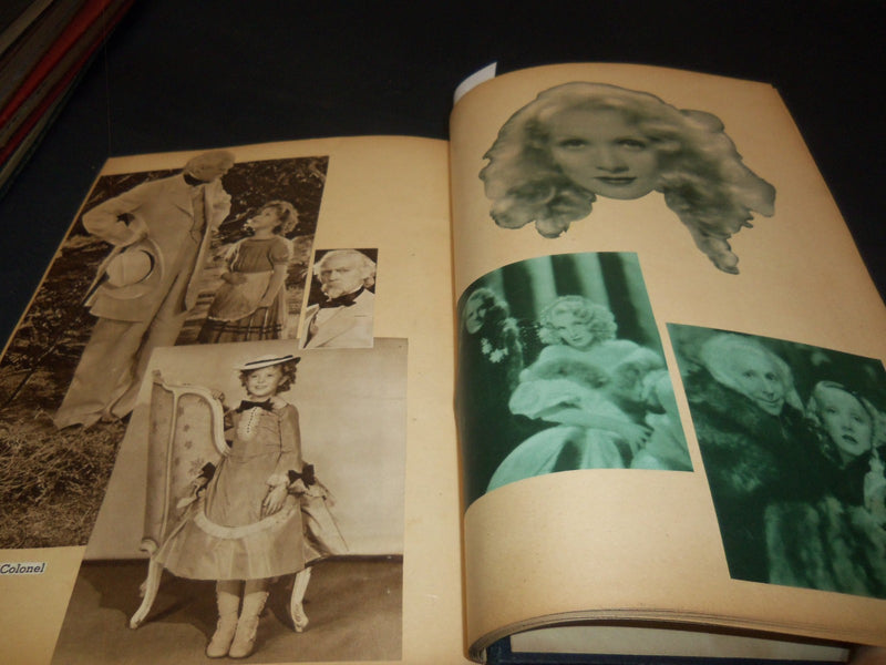 1930'S HOLLYWOOD MOVIE STAR SCRAPBOOK - JEAN HARLOW - HEPBURN - 22A