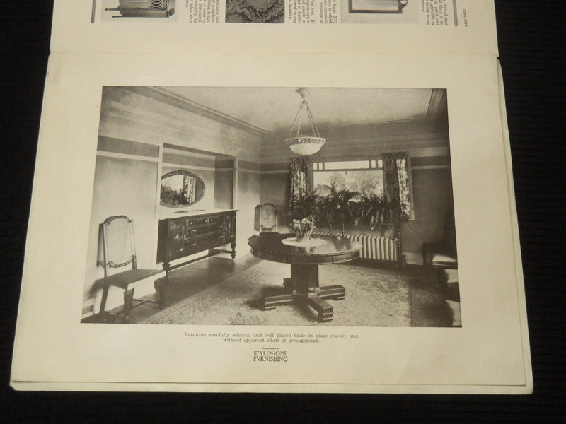 1916-1917 GREIG FURNITURE COMPANY STYLE IN HOME MAGAZINE LOT OF 4 - K 2153