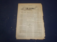 1877 NOVEMBER 4 LA LUNE ROUSSE NEWSPAPER - COMEDIEN LASSOUCHE - FRENCH - FR 3718