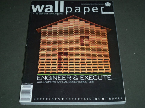 2001 JULY/AUGUST WALLPAPER MAGAZINE - GREAT PHOTOS - II 8575