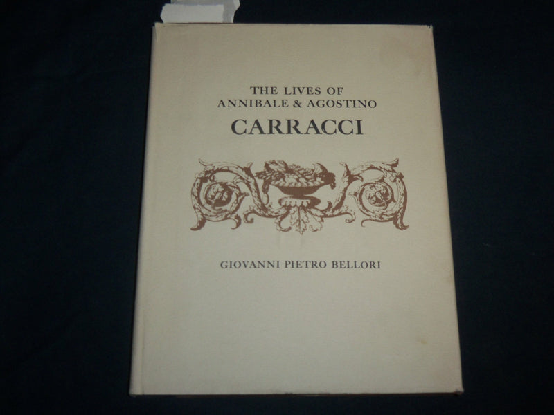 1968 THE LINES OF ANNIBALE & AGOSTINO CARRACCI HARDCOVER BOOK - KD 6771
