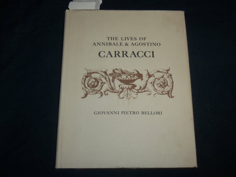 1968 THE LINES OF ANNIBALE & AGOSTINO CARRACCI HARDCOVER BOOK - KD 6771