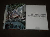 2010 AT HOME WITH TOWN & COUNTRY BOOK BY SARAH MEDFORD - GREAT PHOTOS - D 197