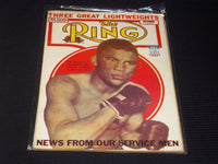 1943 OCTOBER THE RING MAGAZINE - BOB MONTGOMERY FRONT COVER - E 4566