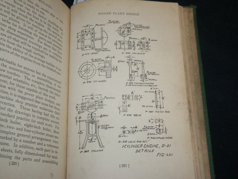 1928 MINIATURE BOAT BUILDING BOOK BY ALBERT C. LEITCH - NICE ILLUS. - KD 6635