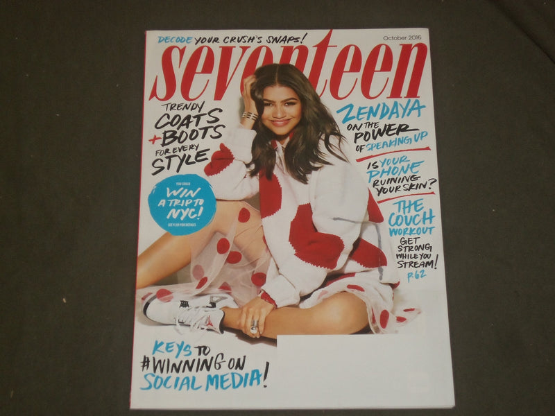 2016 OCTOBER SEVENTEEN MAGAZINE - ZENDAYA COVER - B 1782