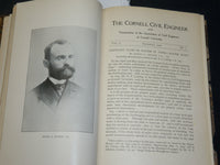 1908-1909 CORNELL CIVIL ENGINEER MAGAZINE BOUND VOLUME - KD 2756T