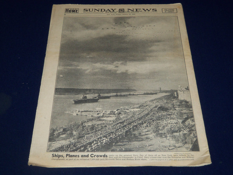 1945 OCT 28 NEW YORK DAILY NEWS - TRUMAN BANS FORCE RULE BY ARMY NATION- NP 1972