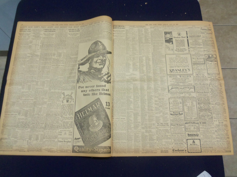 1918 MAY 10 NEW YORK TIMES - COMMONS UPHOLDS LLOYD GEORGE 293 TO 106 - NT 8177