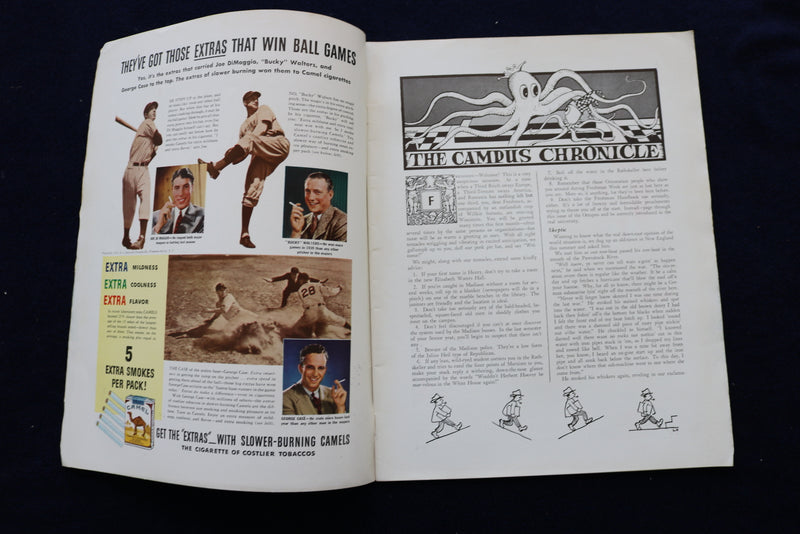 1940 THE WISCONSIN OCTOPUS MAGAZINE - UNIVERSITY OF WISCONSIN -LOT OF 6 - O 3398