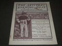 1901 SEPT 28 THE SATURDAY EVENING POST MAGAZINE - ILLUSTRATED COVER - SP 551