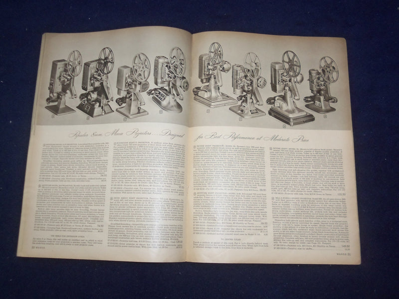 1950 MONTGOMERY WARD PHOTOGRAPHIC CATALOG - SOFTCOVER - J 9302