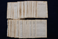 1901-1906 THE WEEKLY GETTYSBURGIAN - LOT OF 46 - BASEBALL - O 3403