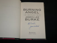 1995 BURNING ANGLE BOOK SIGNED BY JAMES LEE BRURKE - FIRST EDITION - KD 7245