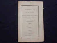1871 REV. EZRA STILES GANNETT DISCOURSE SOFTCOVER BOOKLET - K 248
