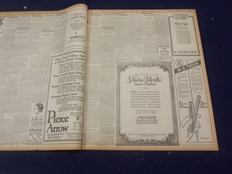 1920 NOVEMBER 16 NEW YORK TIMES - LEAGUE ASSEMBLY OPENS HAILS WILSON - NT 8470