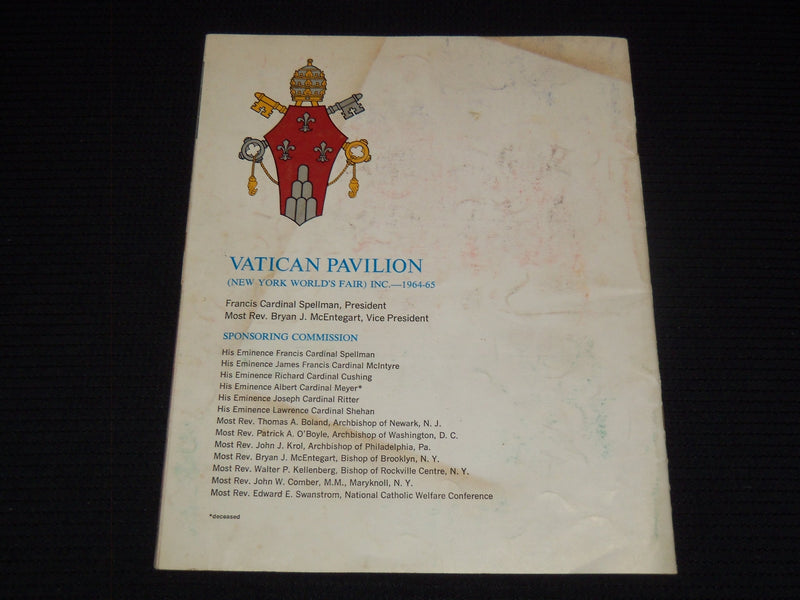 1964-1965 VATICAN PAVILION OFFICIAL GUIDE BOOK - NEW YORK WORLD'S FAIR - J 7354