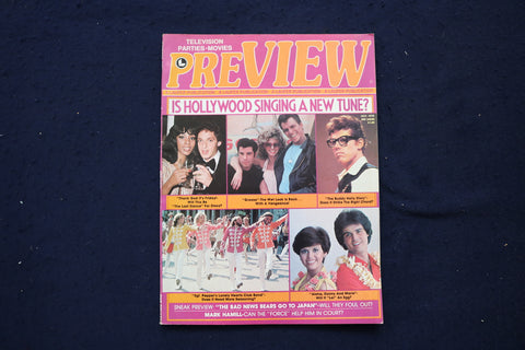 1978 OCTOBER PREVIEW MAGAZINE - GREASE - DONNY & MARIE COVER - E 18875