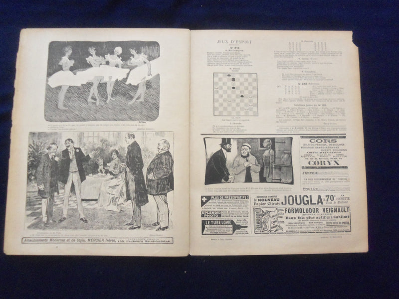 1904 JAN 9 LE SOURIRE MAGAZINE - ILLUSTRATED COMEDY - FRENCH TEXT - SP 4866B