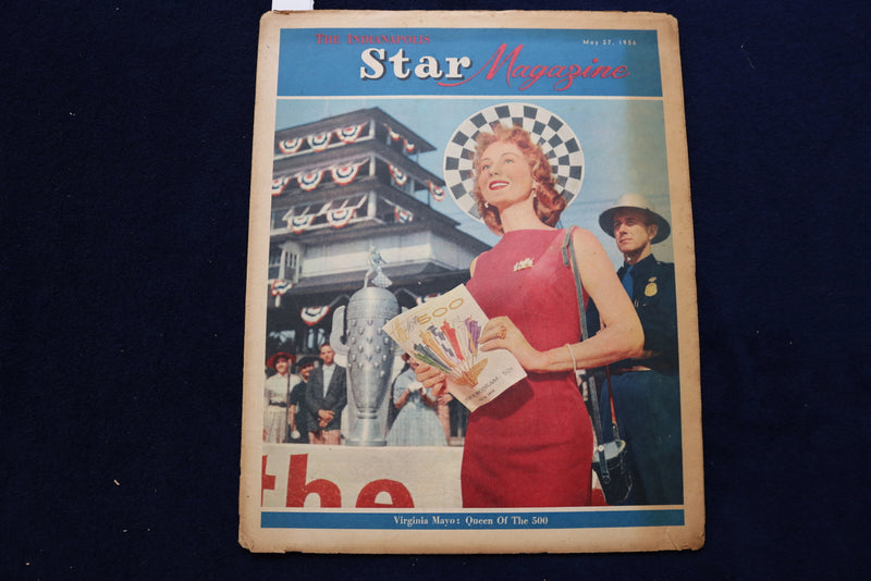 1956 MAY 27 THE INDIANAPOLIS STAR MAGAZINE - VIRGINIA MAYO COVER - E 23346
