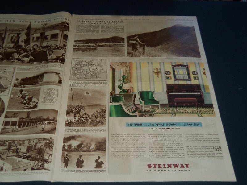 1938 NOVEMBER 13 NEW YORK TIMES PICTURE SECTION - MID-TERM ELECTION - NT 7389