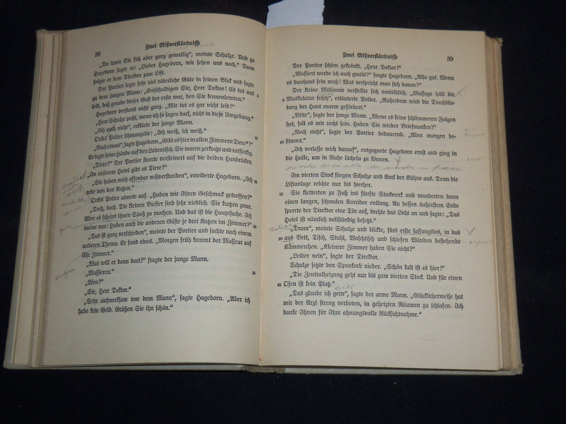 1940 DREI MANNER IM SCHNEE HARDCOVER BOOK BY ERICH KASTNER - KD 5980Q