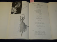 1960 BOLSHOI BALLETTENS AFSKEDSFORESTILLING PROGRAM - 3 SIGNATURES - J 5083