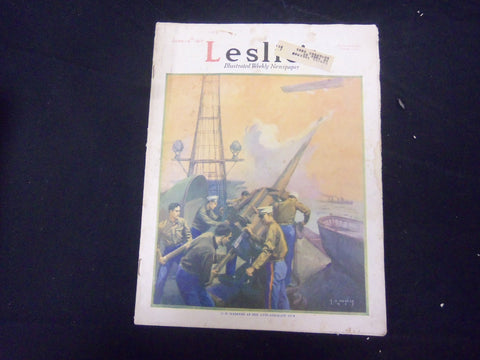 1917 JUNE 14 LESLIE'S WEEKLY MAGAZINE - U.S. MARINE - ST 2153