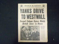 1944 SEPTEMBER 13 NEW YORK DAILY NEWS - YANKS DRIVE TO WESTWALL - NP 2170