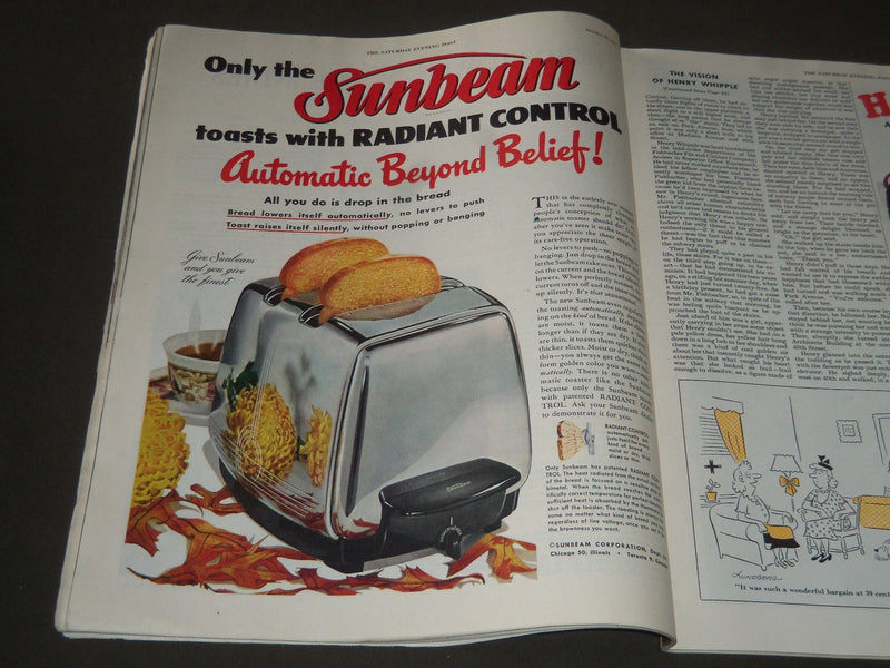1951 OCTOBER 27 THE SATURDAY EVENING POST MAGAZINE - ILLUSTRATED COVER - SP 1890
