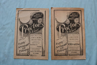 1904-1907 PROCTOR'S ALBANY THEATRE PROGRAMS - LOT OF 37 - O 3721