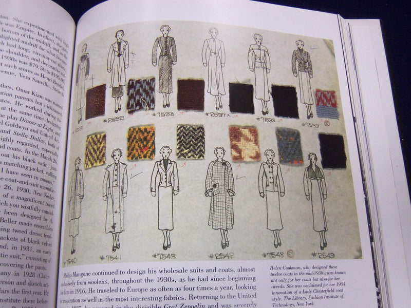 1989 NEW YORK FASHION BY CAROLINE RENNOLDS MILBANK BOOK - NICE PHOTOS - KD 1815